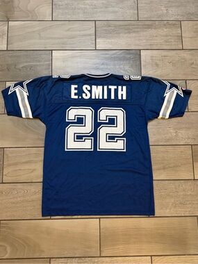 Vintage 90s Champion Dallas Cowboys Emmitt Smith NFL Jersey
